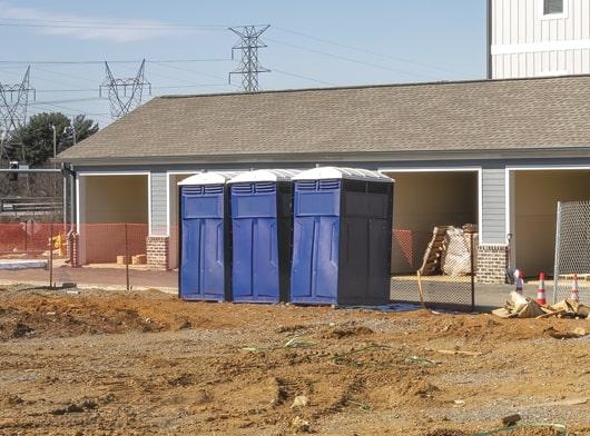 the number of construction portable restrooms needed for a job site depends on the size and duration of the project, as well as the number of employees on site